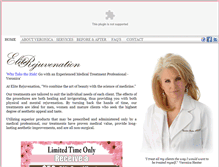 Tablet Screenshot of eliterejuvenation.com